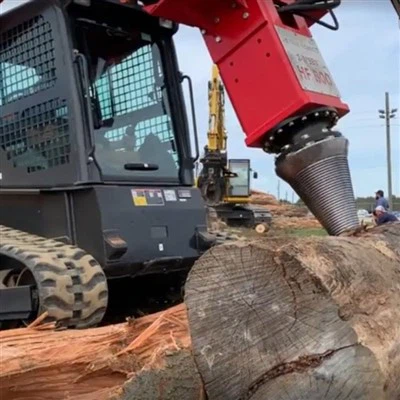Broca cortadora de troncos reemplazable